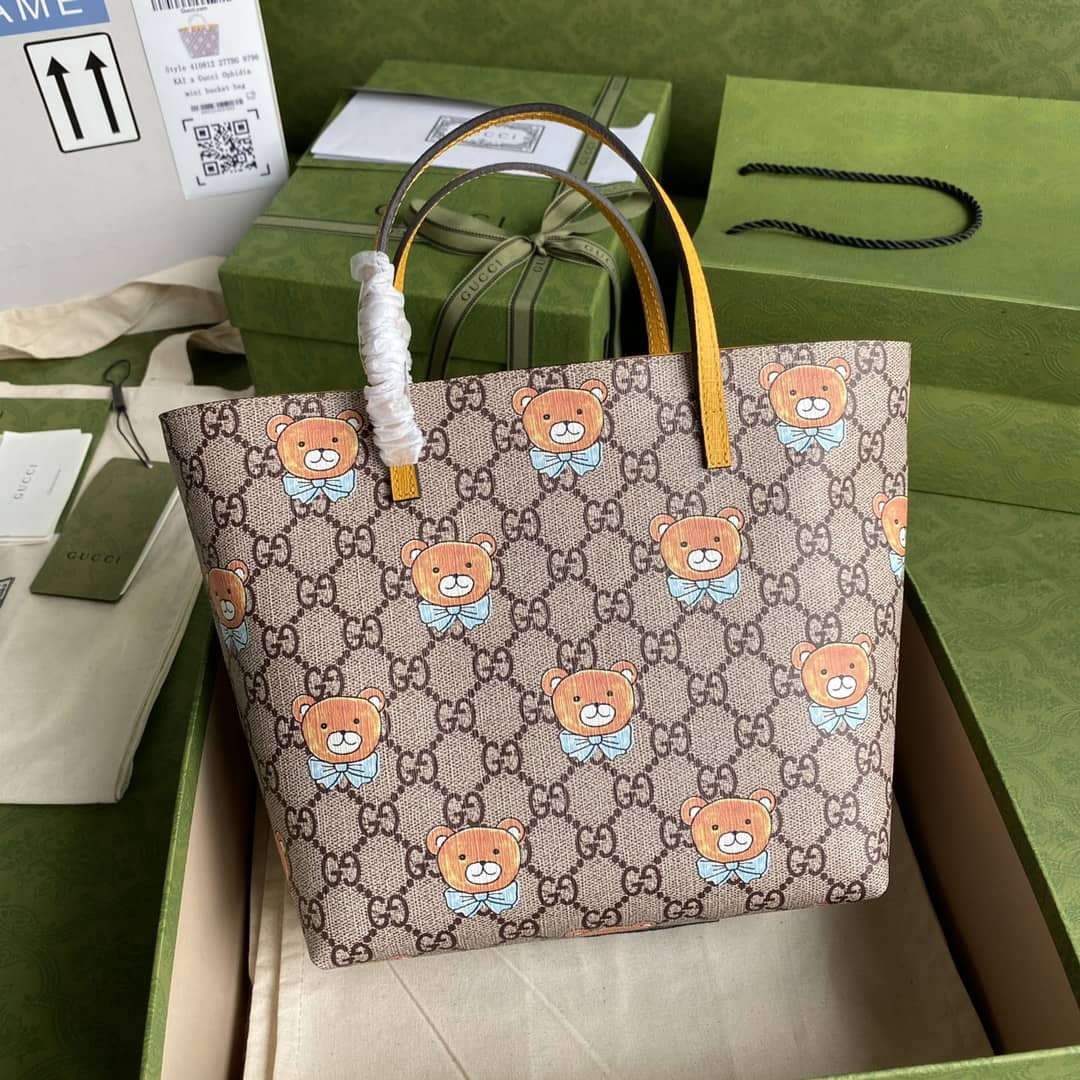 Gucci Children GG Supreme Tote Replica 410812 - DEEPREPS