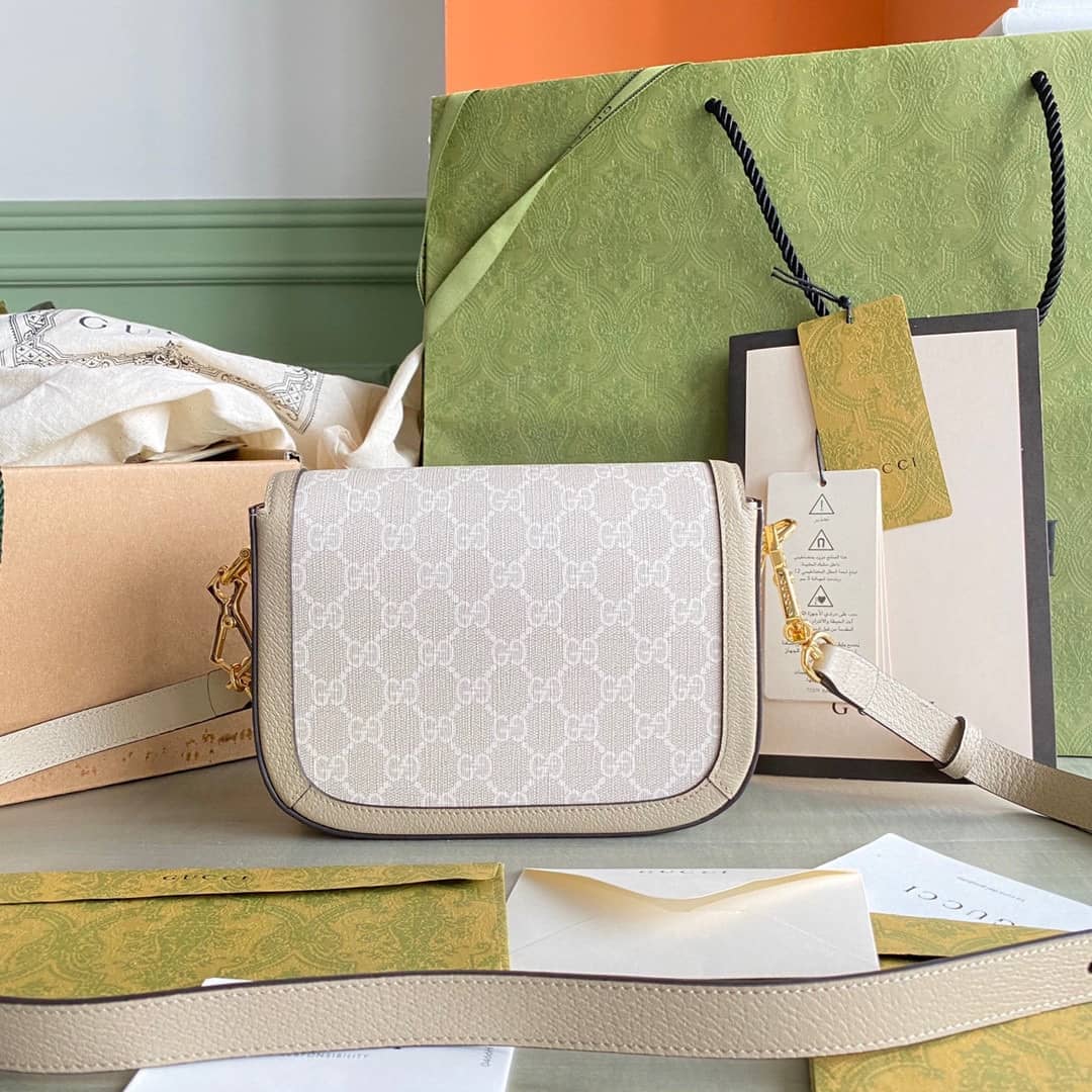 Gucci Horsebit 1955 Mini Shoulder Bag White 658574 Replica - DEEPREPS