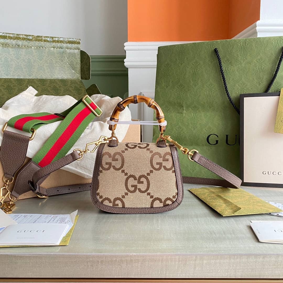 Gucci Bamboo 1947 Mini Top Handle Crossbody Bag 686864 Replica - DEEPREPS
