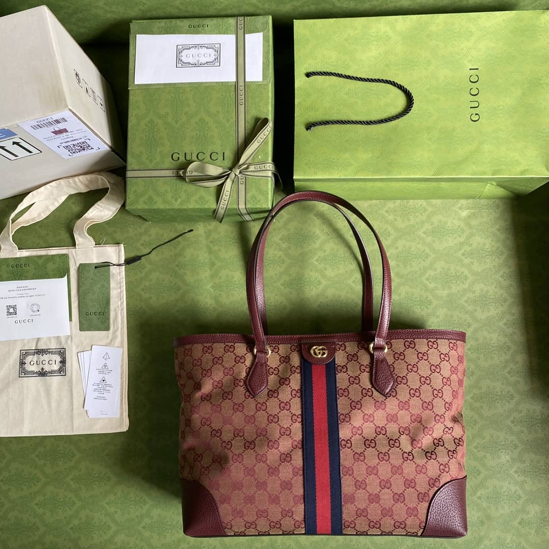 Gucci Ophidia GG Medium Tote Replica 631685 - DEEPREPS