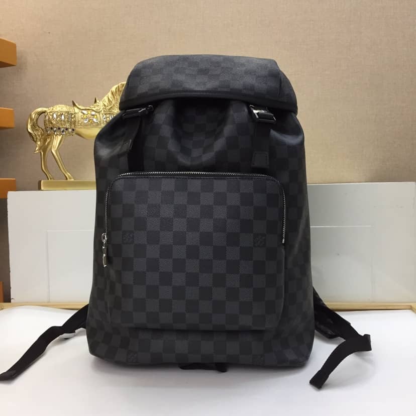Louis Vuitton Monogram Damier Graphite Replica Zack Backpack N40005 - DEEPREPS