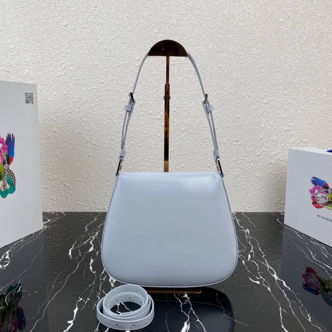 Prada Cleo Bag Dupe Brushed Leather Flap Shoulder Bag - DEEPREPS