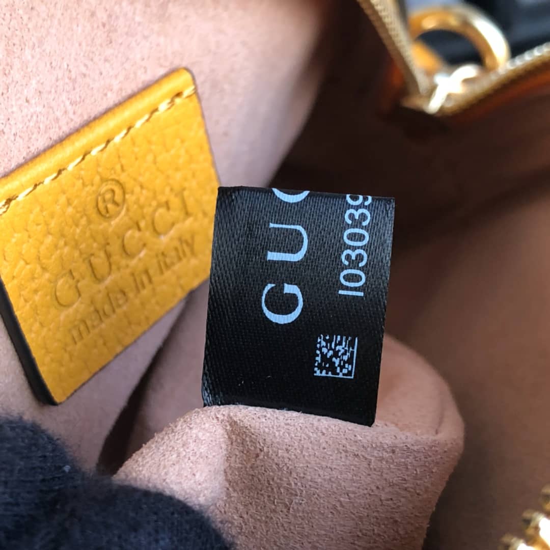 Gucci Ophidia GG Flora Mini Replica Backpack Yellow 598661 - DEEPREPS
