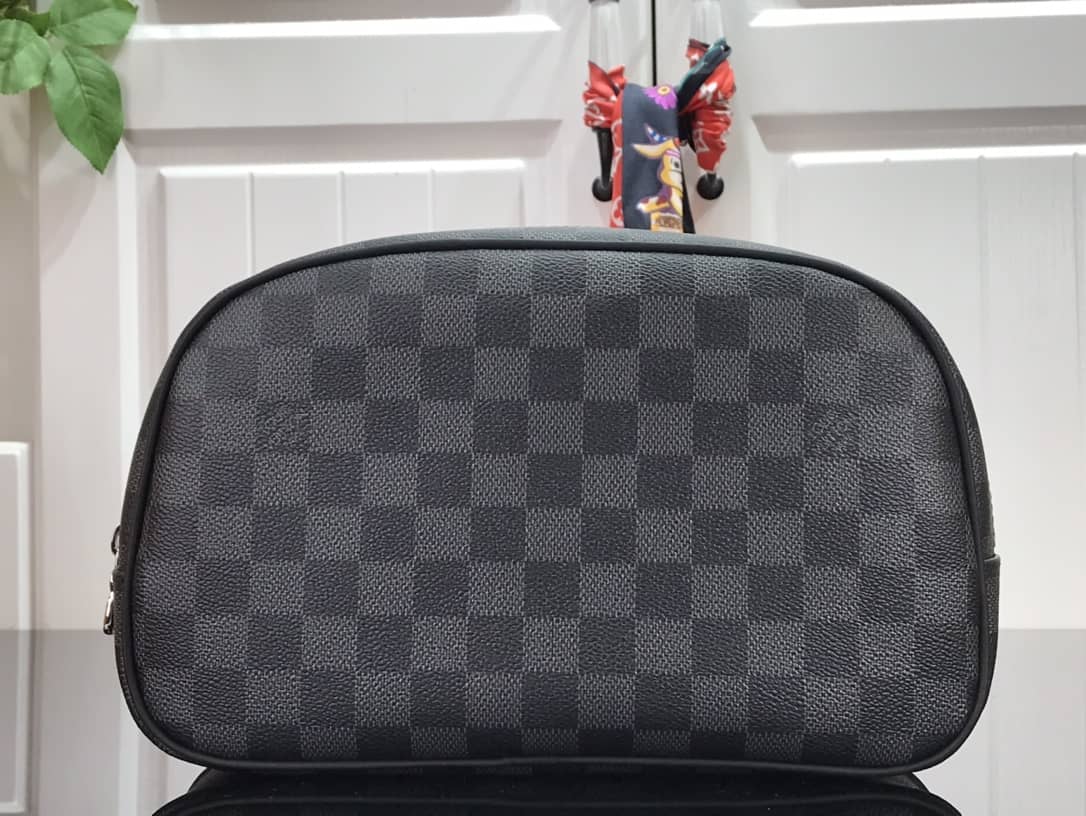 Louis Vuitton Damier Graphite Toiletry Bag Replica Black - DEEPREPS