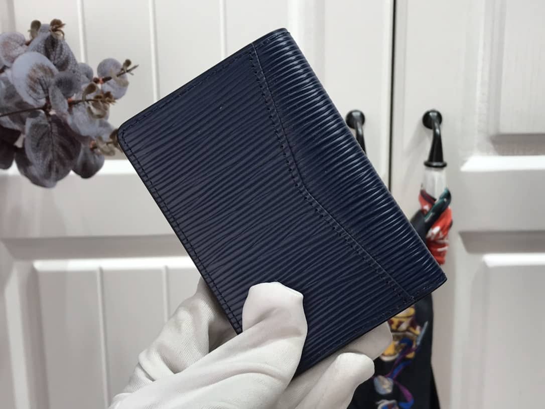 Louis Vuitton Pocket Organizer Damier Graphite Epi Leather Replica Blue M69536 - DEEPREPS