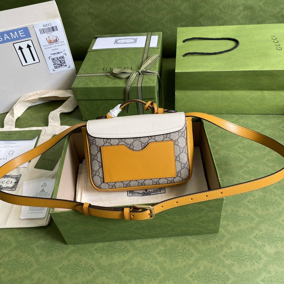 Gucci Supreme GG Padlock Canvas Mini Bag Replica 658487 - DEEPREPS