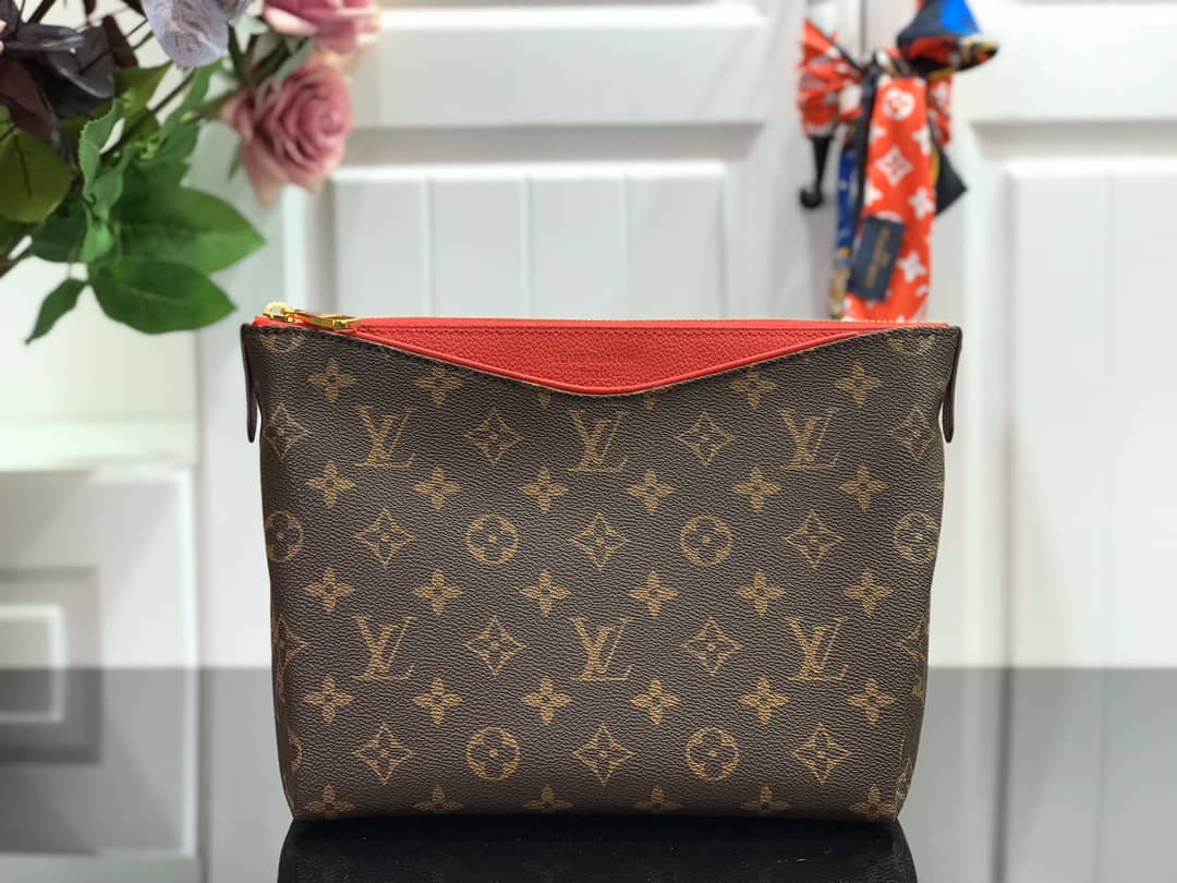 Louis Vuitton Pallas Beauty Case Monogram Canvas Replica Red M64123 - DEEPREPS