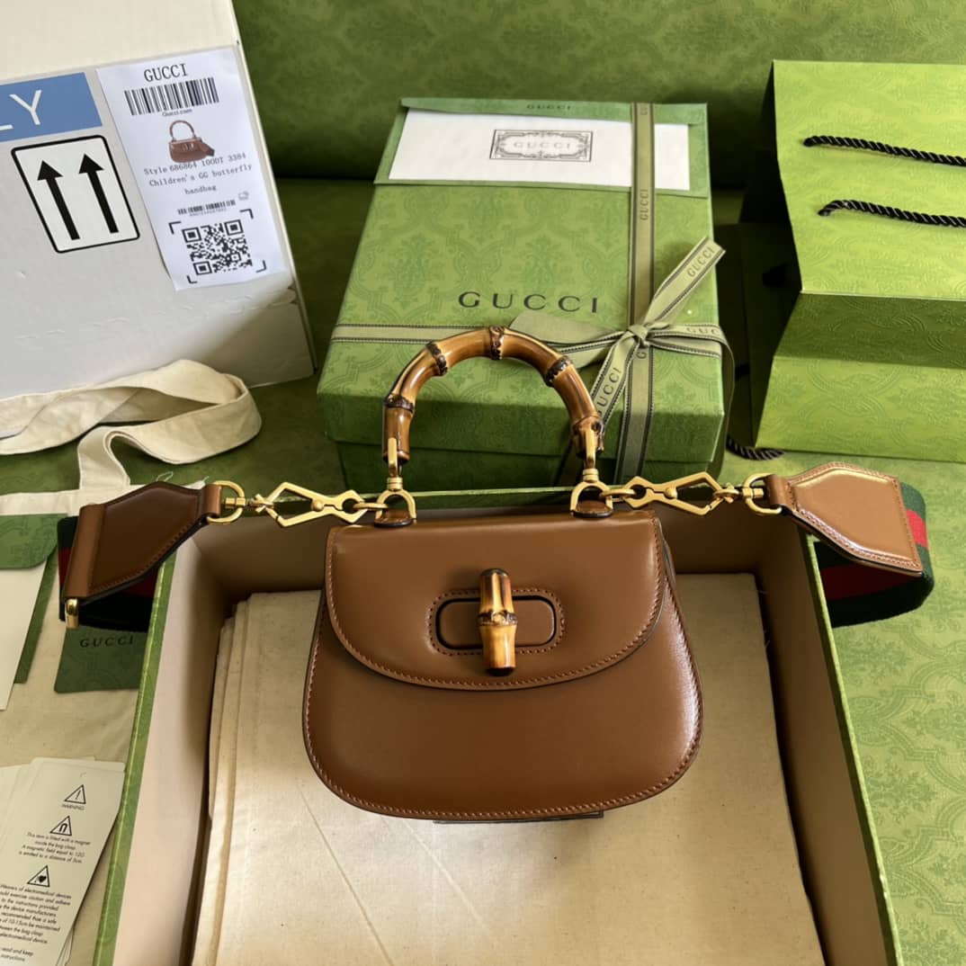 Gucci Bamboo Mini Top Handle Bag Replica 686864 - DEEPREPS