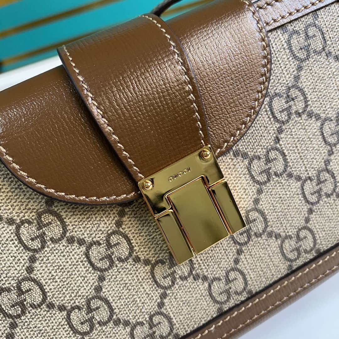 Gucci GG Mini Bag With Clasp Closure Replica 614368 - DEEPREPS