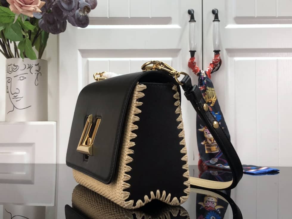 Louis Vuitton Twist MM Raffia Replica Bag M57648 - DEEPREPS
