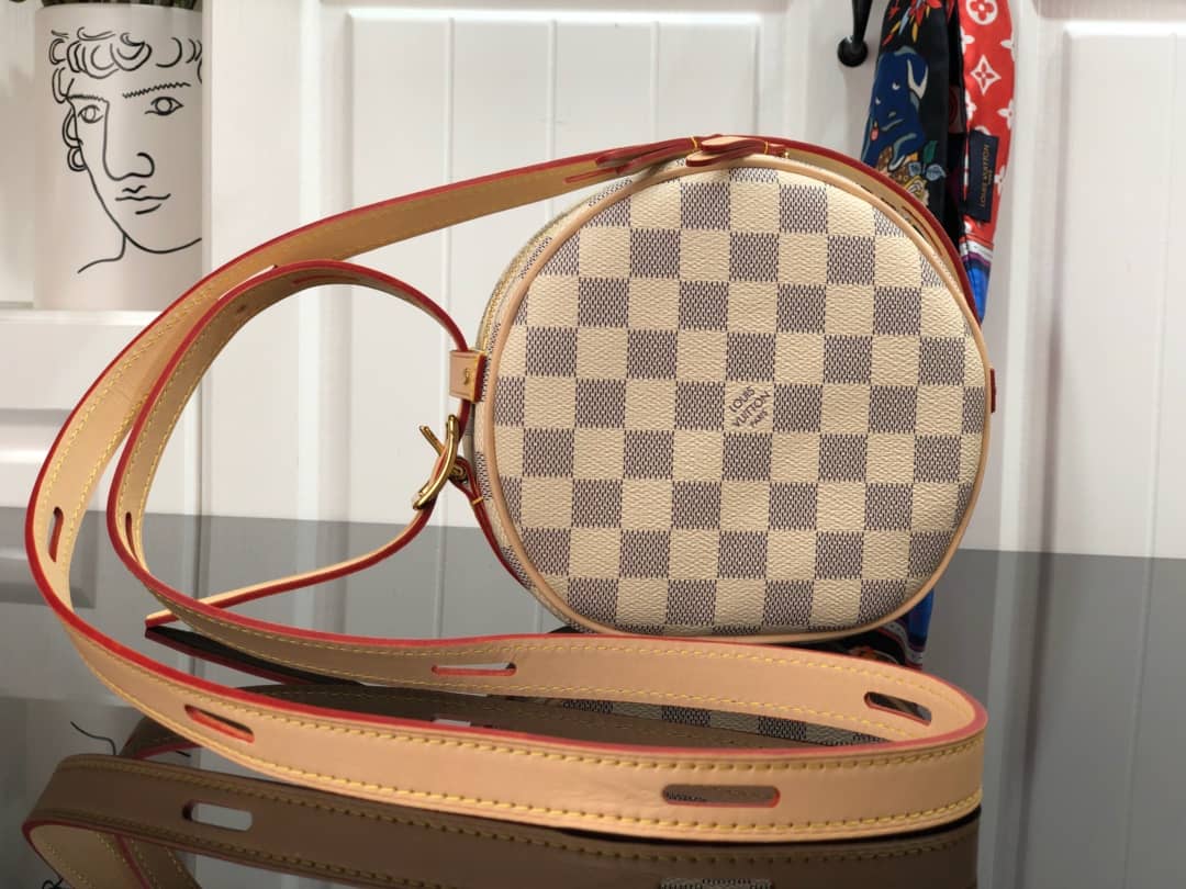 Louis Vuitton Damier Azur Boite Chapeau Souple PM Replica N40333 - DEEPREPS