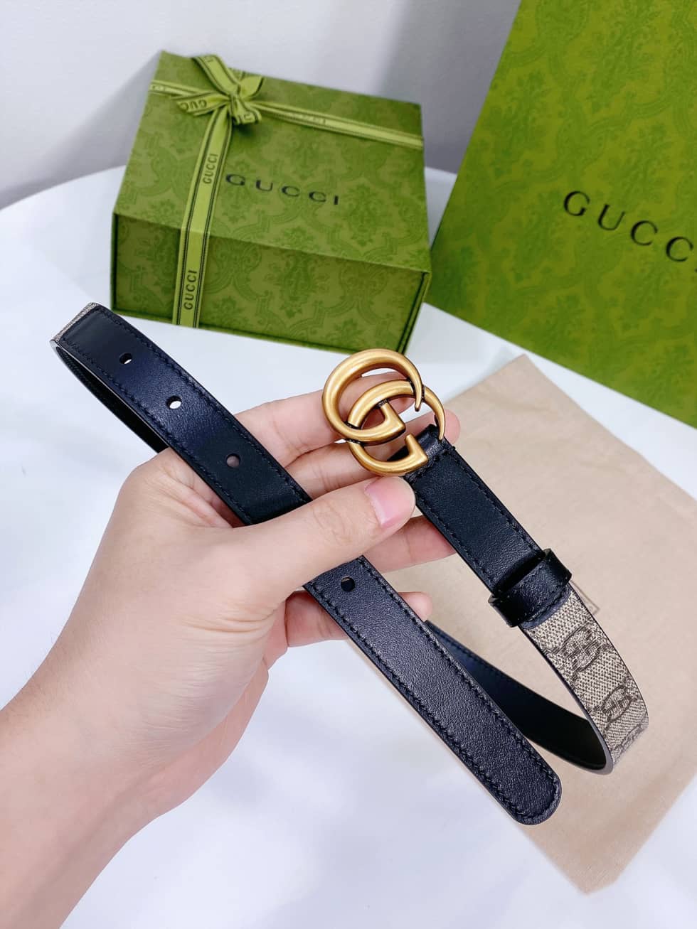 Gucci Belt Dupe 20mm For Lady - DEEPREPS