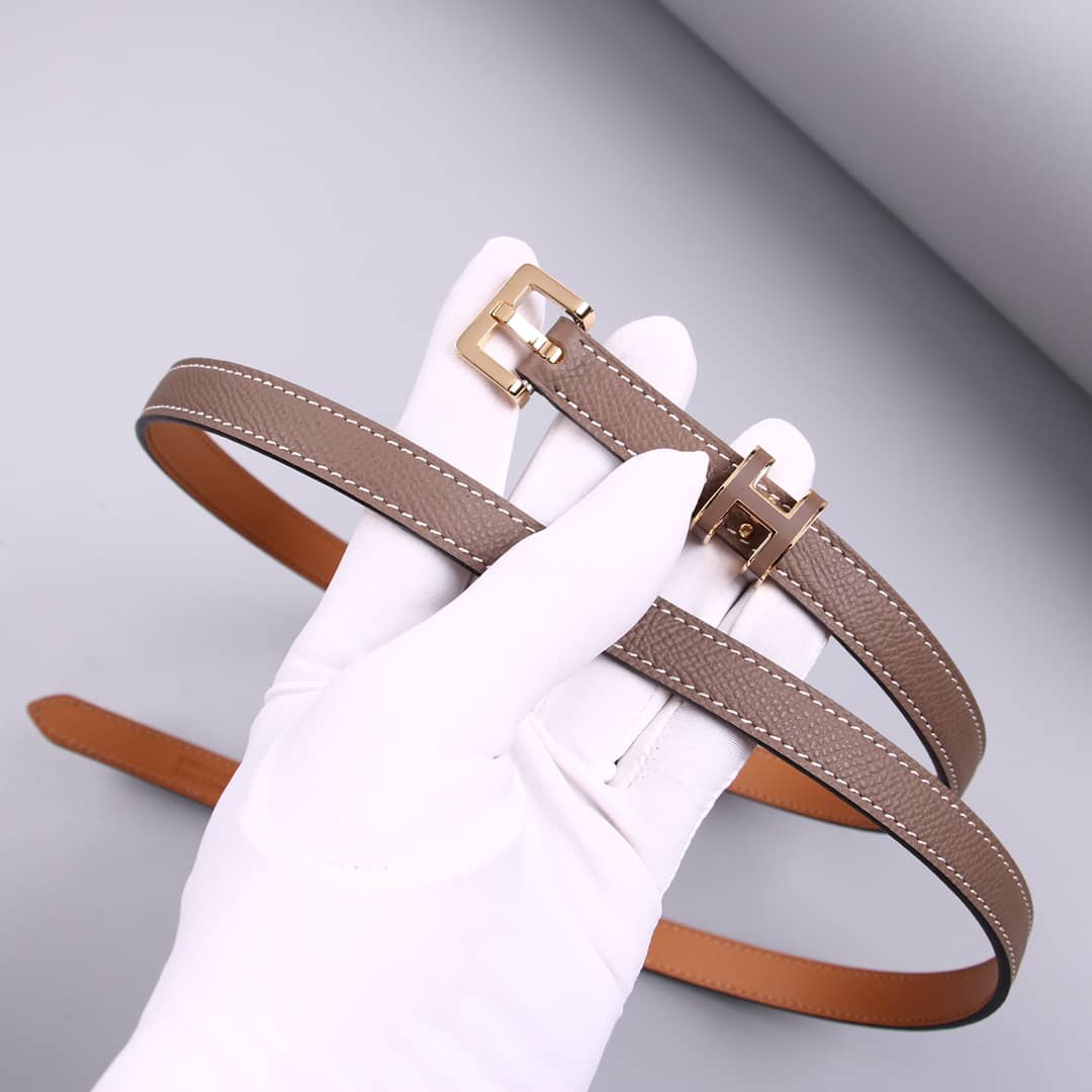 Fake Hermes Logo Belt 15mm For Lady - DEEPREPS