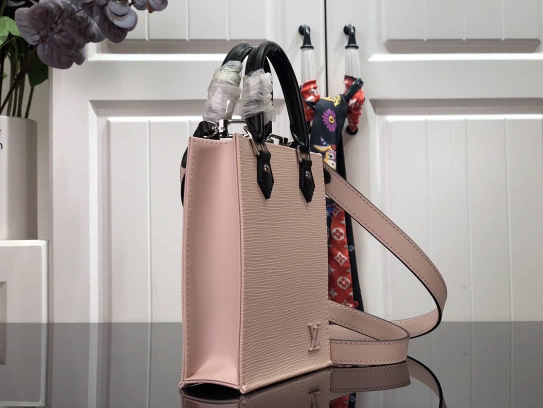 Louis Vuitton Petit Sac Plat Flat Shoulder Bag Replica Pink M80169 - DEEPREPS