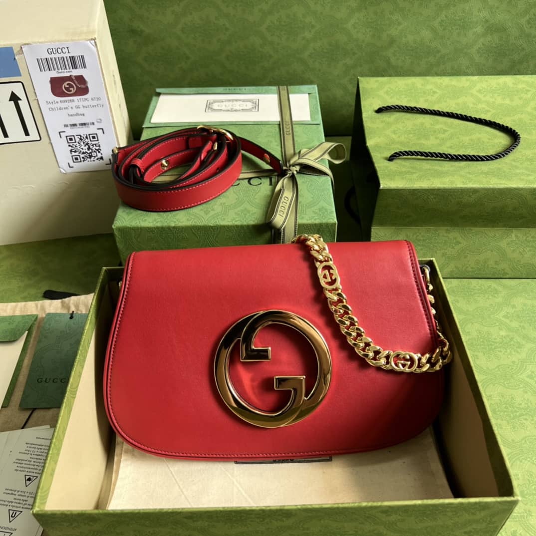 Gucci Blondie Red 699268 Replica Shoulder Bag - DEEPREPS