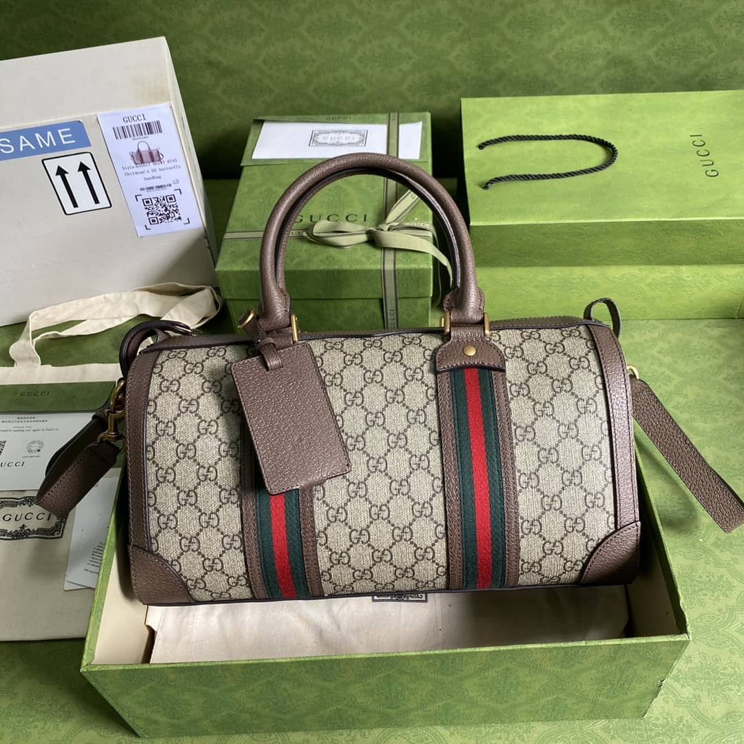 Best Replica Gucci Web GG Small Duffel Bag Replica 645017(ColaReps) - DEEPREPS