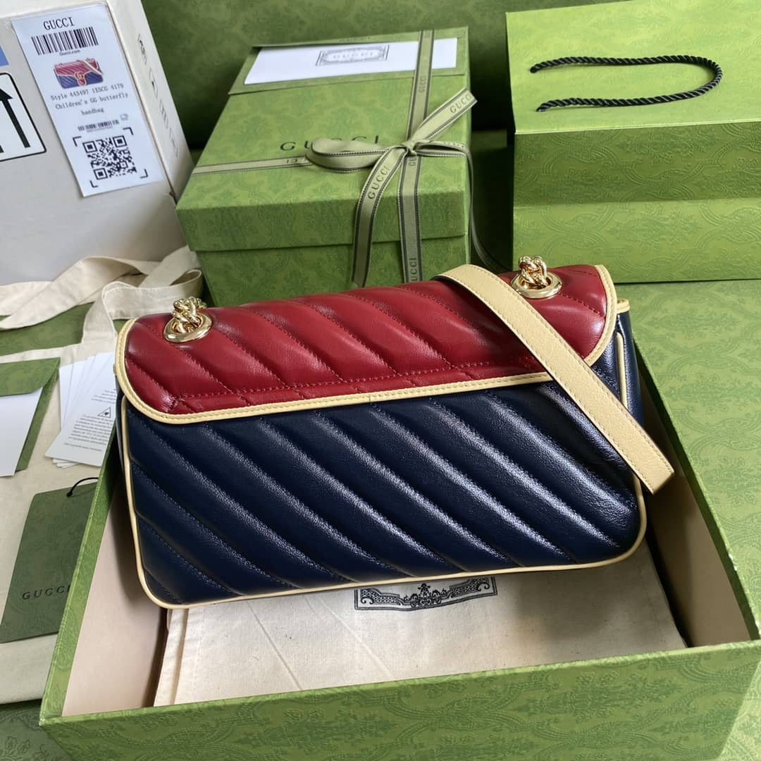 Gucci Marmont GG Small matelassé Shoulder Bag Replica 443497 - DEEPREPS