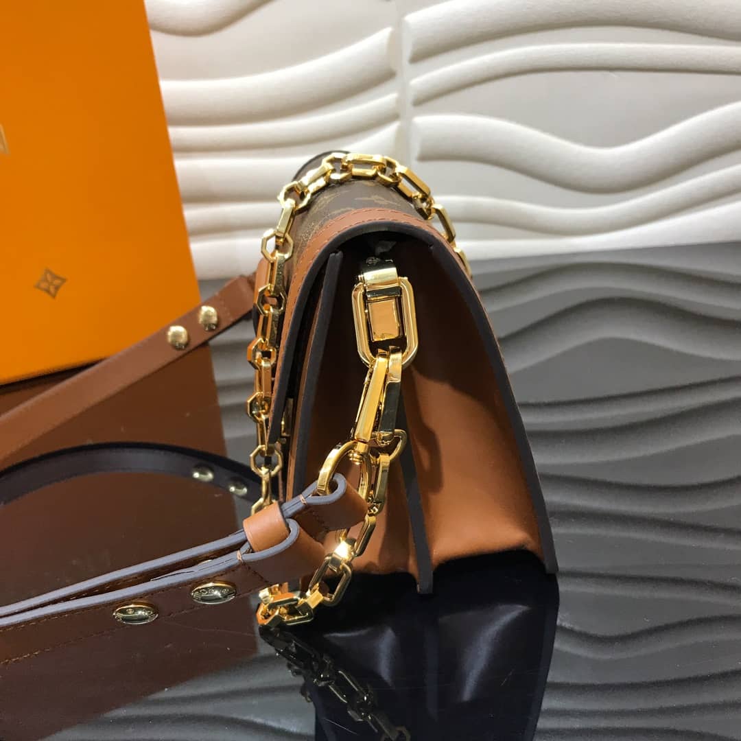 Louis Vuitton Reverse Monogram Dauphine MM M45958 Shoulder Bag Replica - DEEPREPS