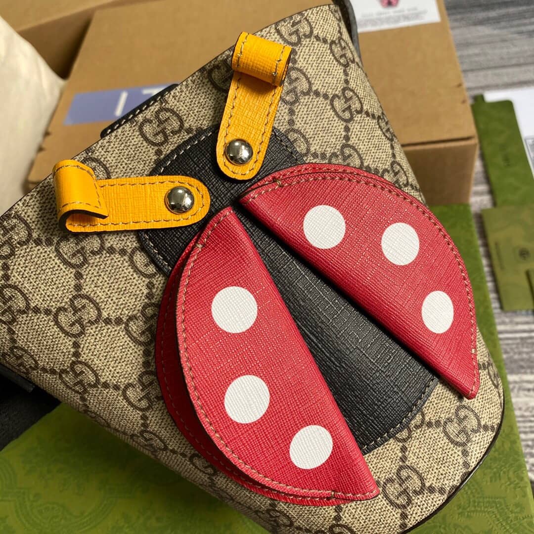 Gucci Children Ladybug Bucket Bag Replica 666277 - DEEPREPS