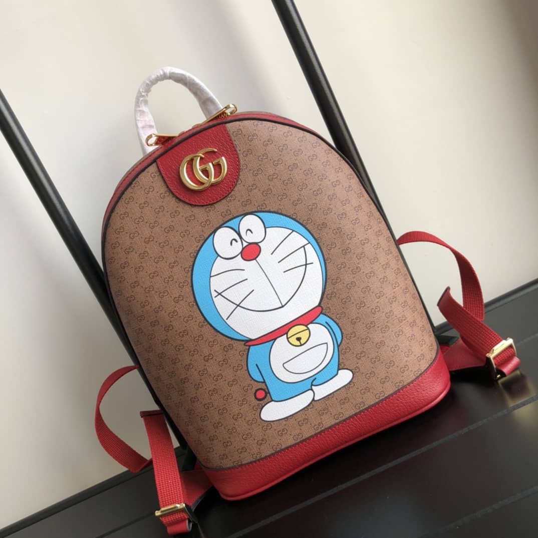 Gucci Mini Doraemon Small GG Supreme Canvas Replica Backpack 647816 - DEEPREPS