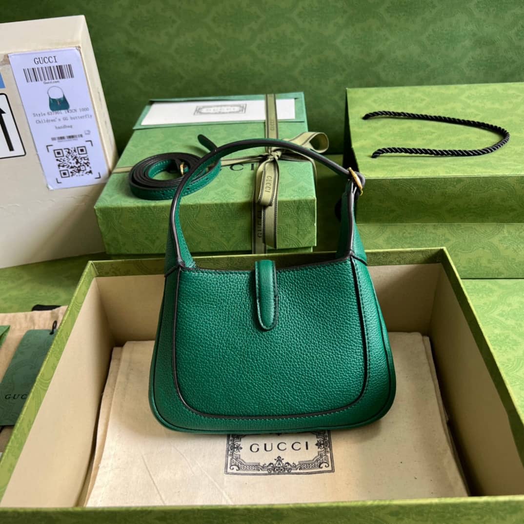 Gucci Jackie 1961 Mini Hobo Bag Black 637091 Replica - DEEPREPS