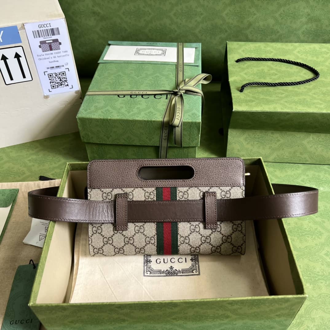 Gucci Ophidia GG Supreme Canvas Belt Bag 704196 Replica - DEEPREPS