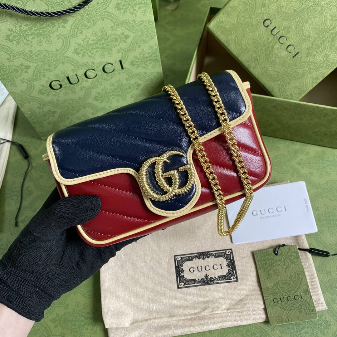 Gucci Marmont GG Mini Chain Shoulder Bag Replica 574969 - DEEPREPS