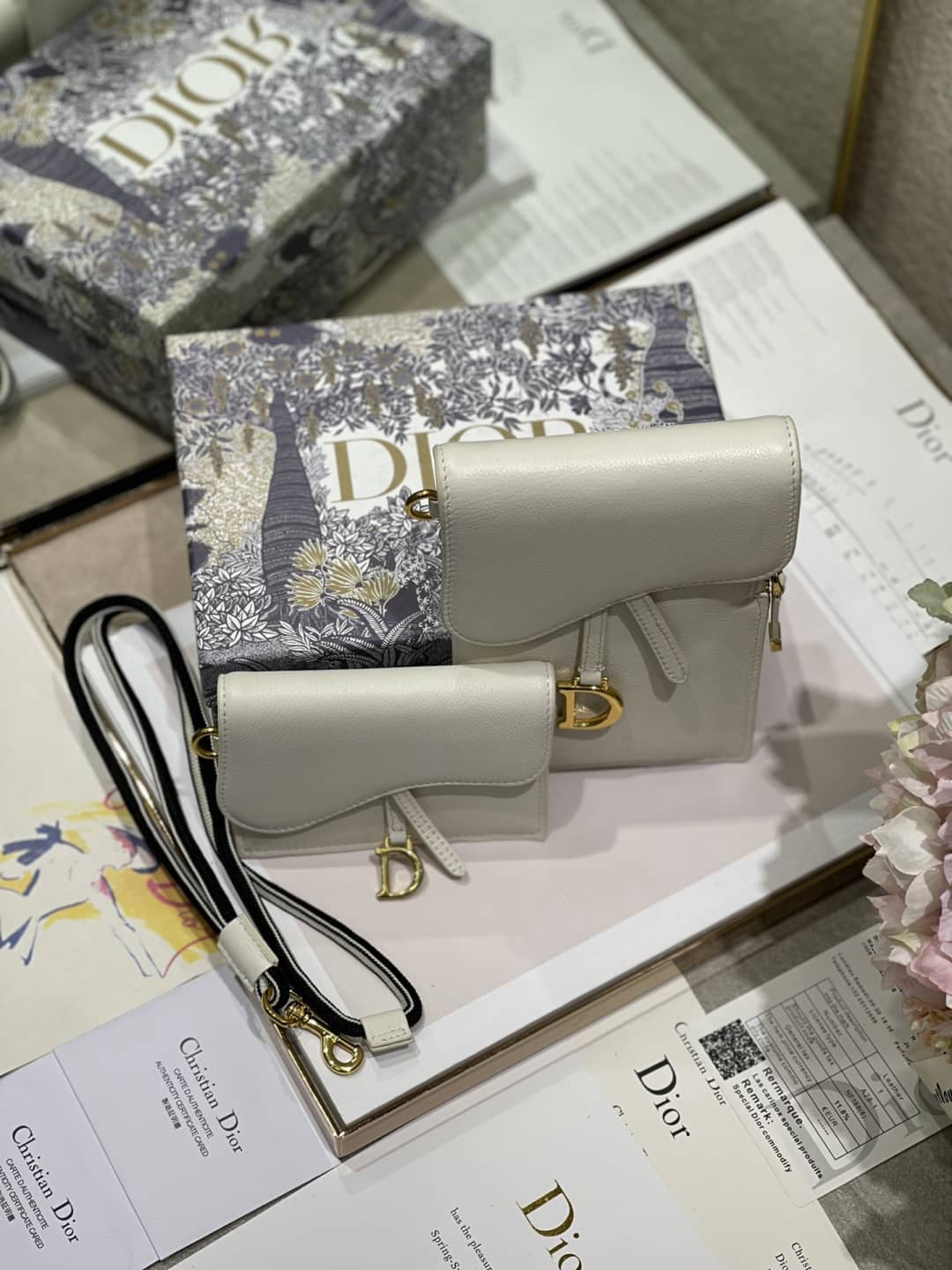 Dior Saddle Bag Dupe Vertical Pouch - DEEPREPS