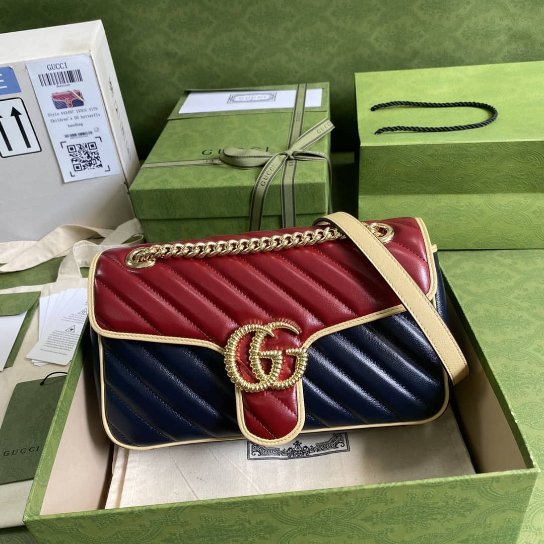 Gucci Marmont GG Small matelassé Shoulder Bag Replica 443497 - DEEPREPS