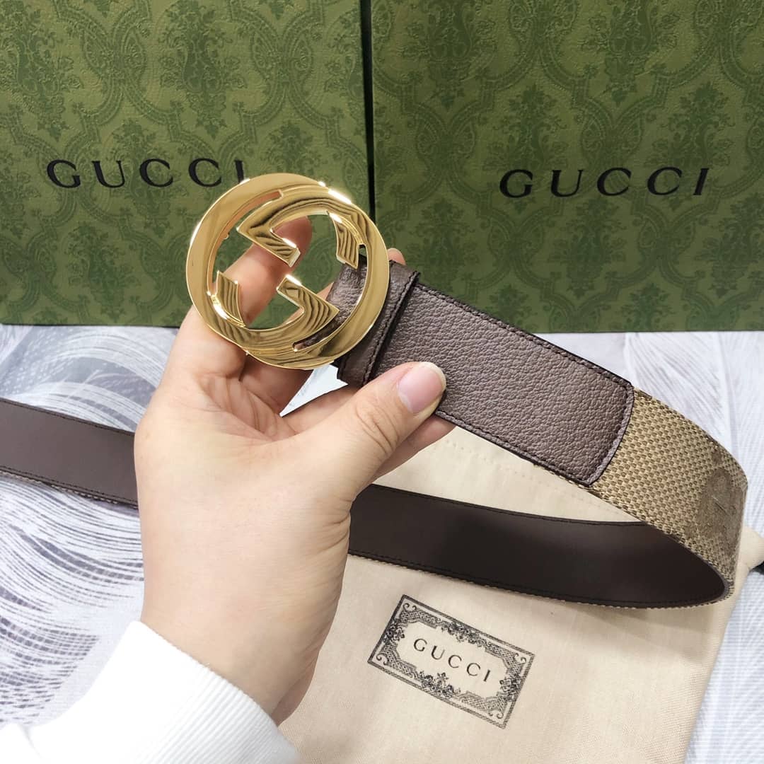 7 Star Gucci Leather Belt 40mm - DEEPREPS