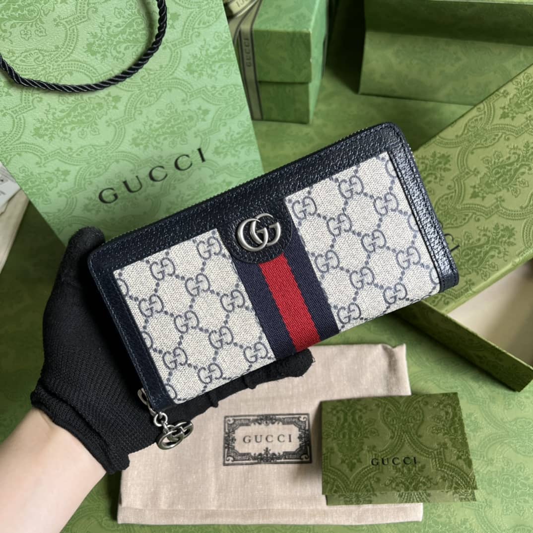 Gucci Ophidia GG Zip Around Wallet 523154 Replica - DEEPREPS