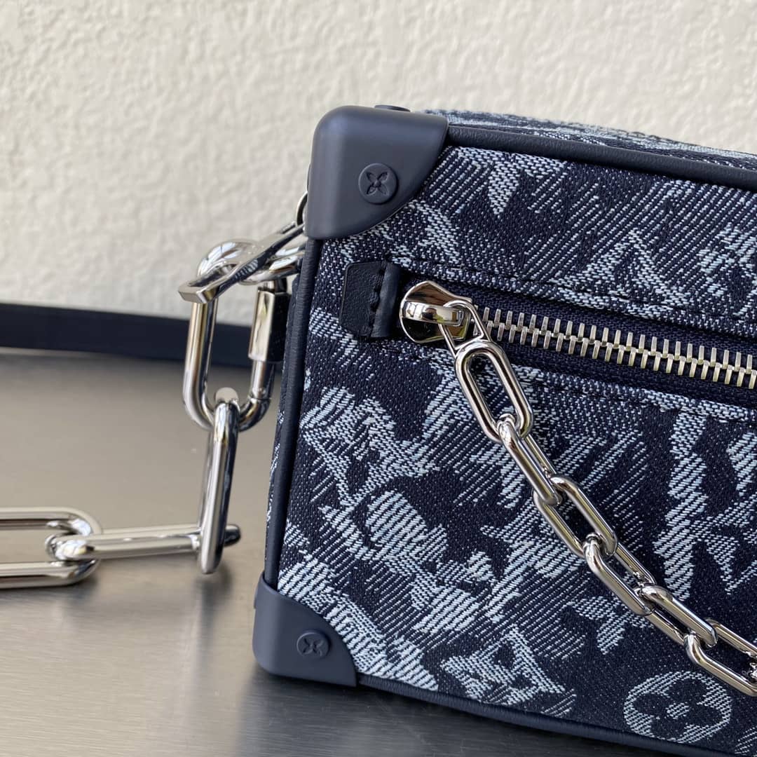 Louis Vuitton Mini Soft Trunk Monogram Tapestry Canvas Replica Bag M80033 - DEEPREPS