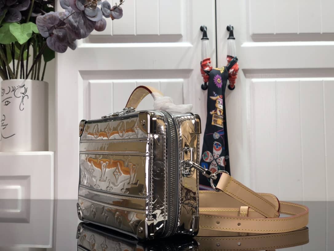 Louis Vuitton Mirror Handle Trunk Replica Shoulder Crossbody Bag - DEEPREPS