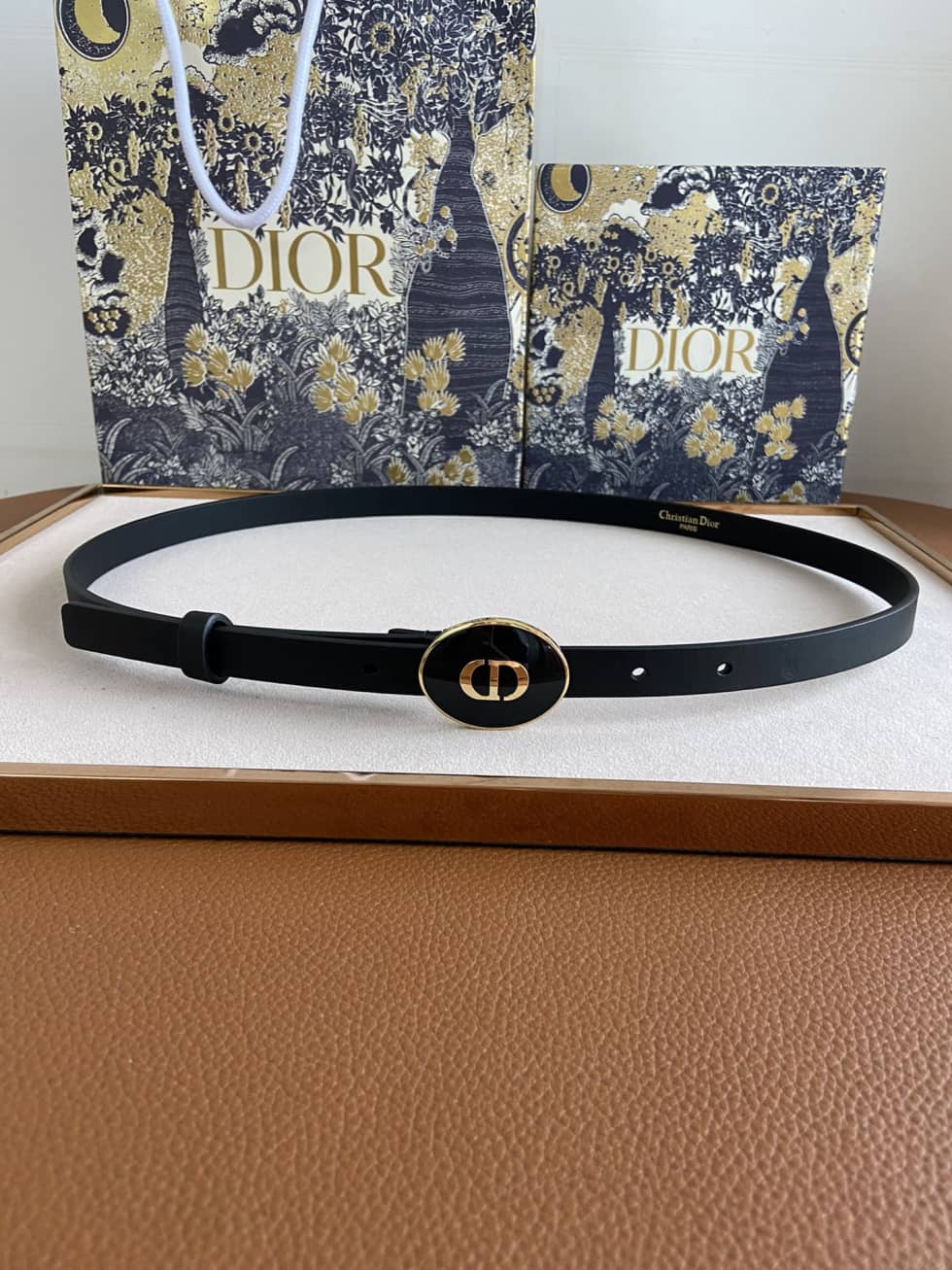 Fake Dior Logo Belt 15mm For Lady - DEEPREPS
