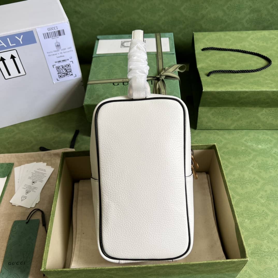 Gucci Adidas x Gucci Mini Top Handle White 702387 Replica Clutch - DEEPREPS