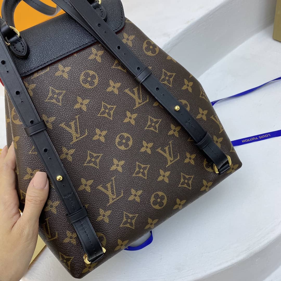 Louis Vuitton Monogram Canvas Montsouris BB Replica Bag M45516 Black - DEEPREPS