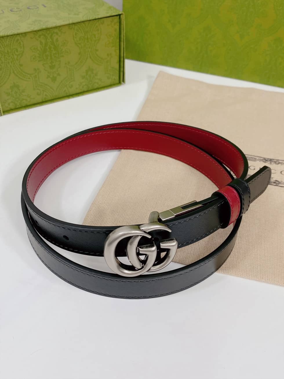 Knockoff Gucci Logo Belt 20mm For Lady - DEEPREPS