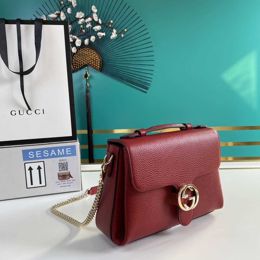 Gucci Interlocking G Chain Shoulder Bag Replica 510302 - DEEPREPS