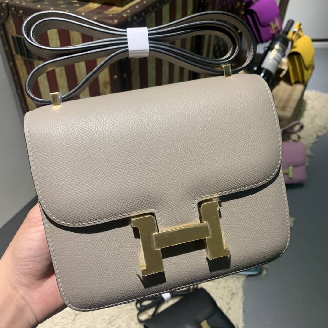 Hermes Replica Constance Bag 18CM Epsom Leather - DEEPREPS