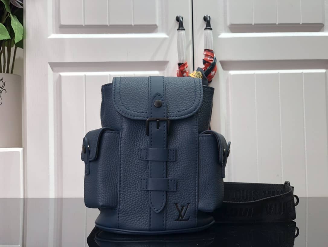Louis Vuitton Christopher XS Replica Backpack Blue M58495 - DEEPREPS