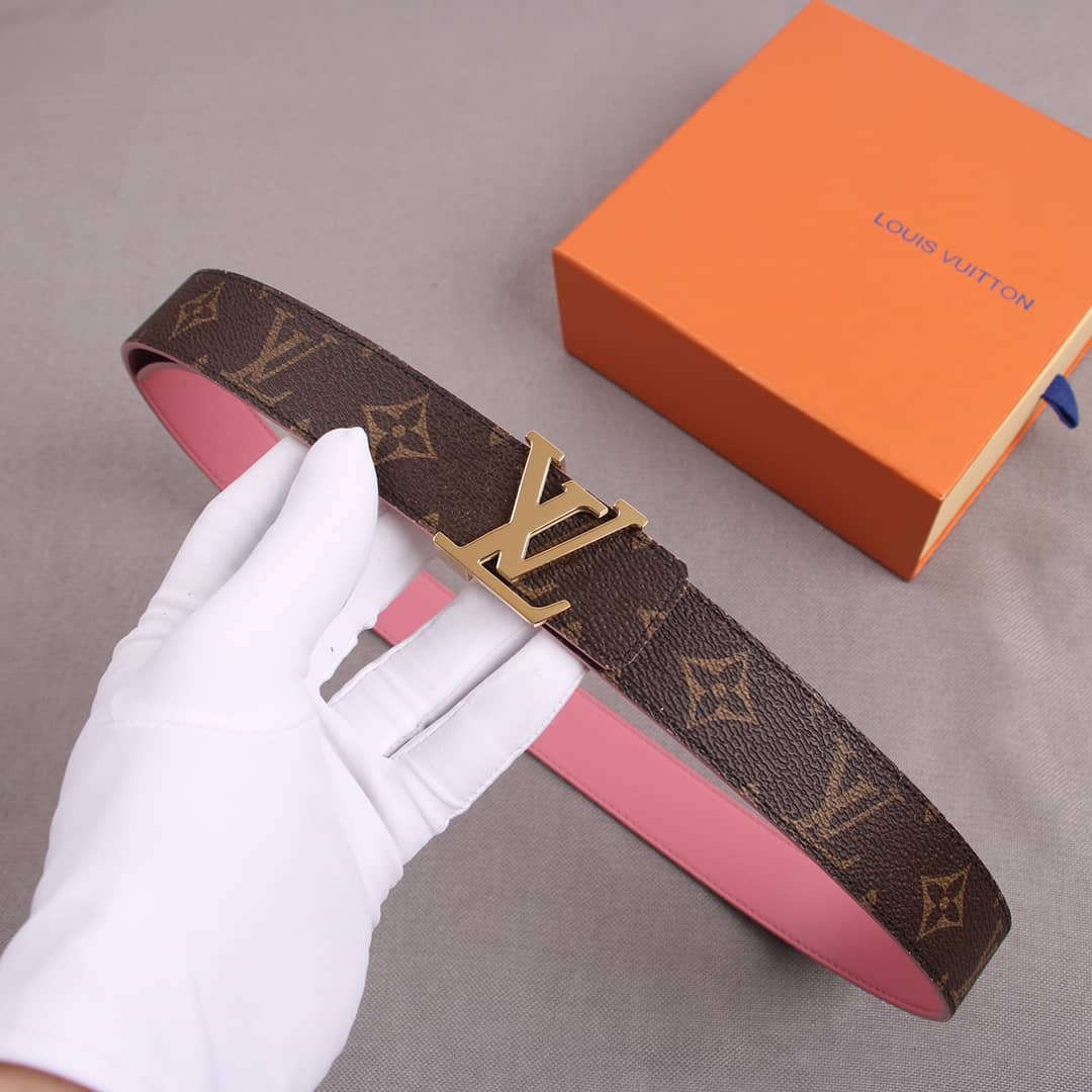 Replica Louis Vuitton Buckle Belt 30mm For Lady - DEEPREPS