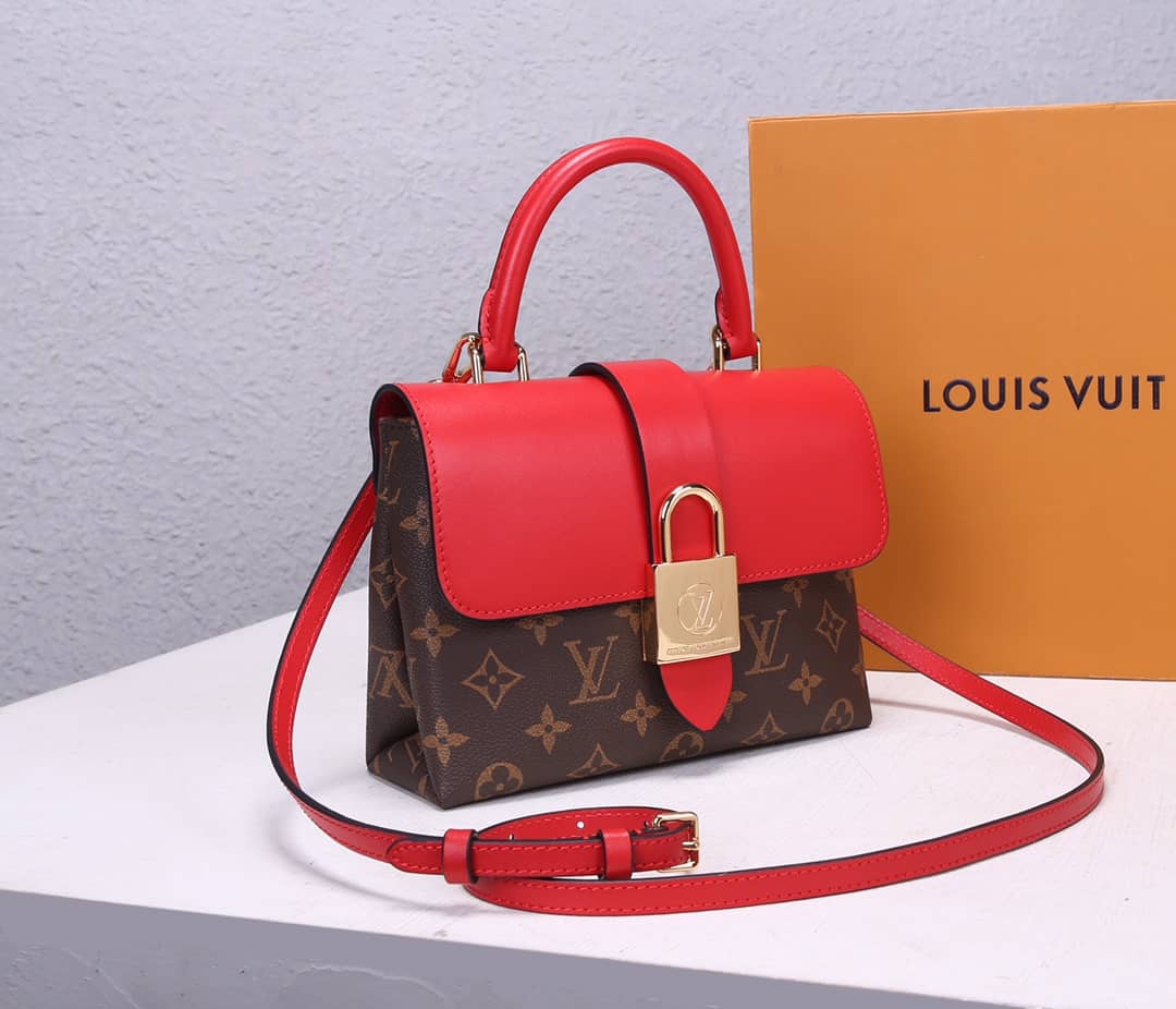 Louis Vuitton Locky BB 2way Replica Shoulder Bag Red M44141 - DEEPREPS