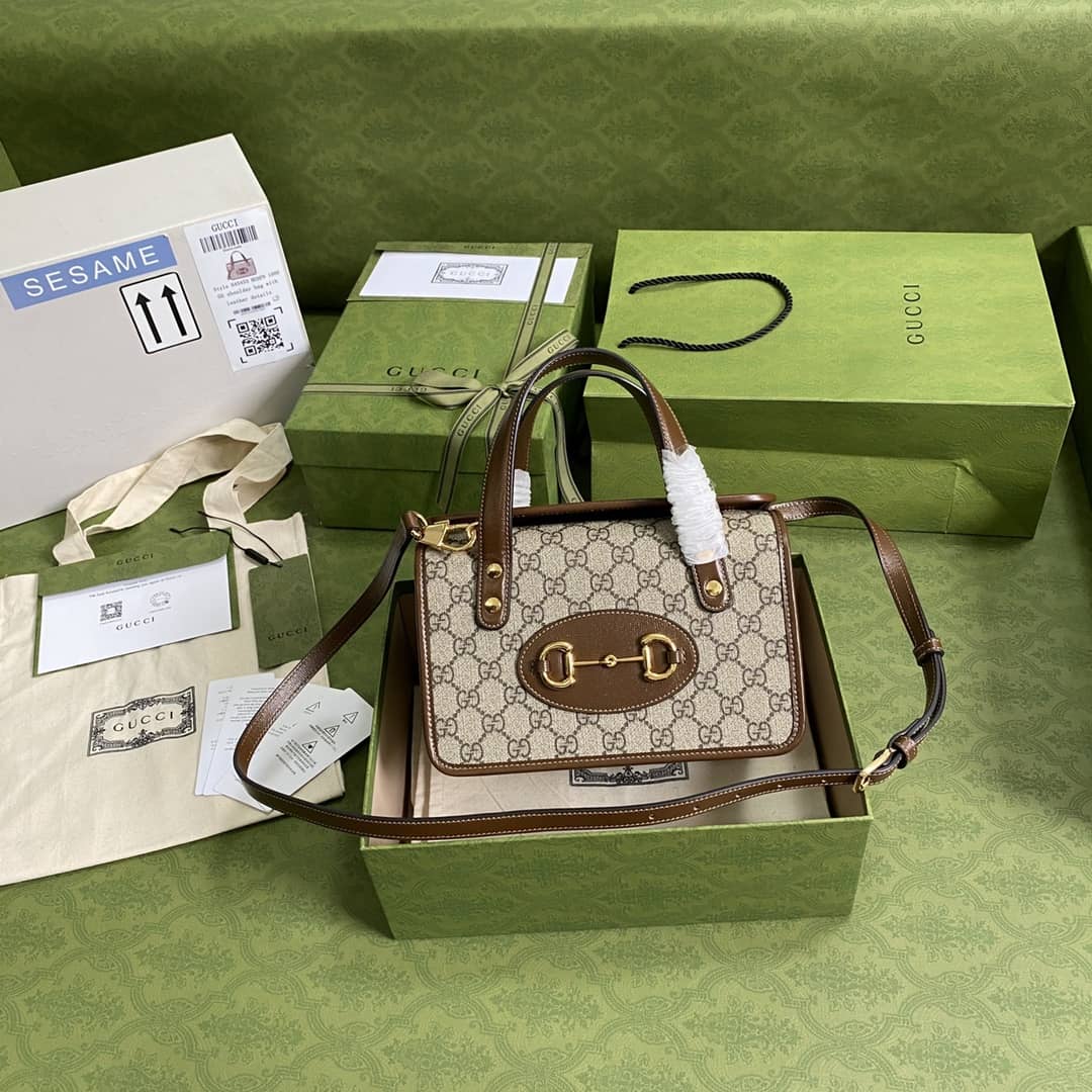 Gucci 1955 Horsebit Mini Top Handle Bag Replica 645453 - DEEPREPS