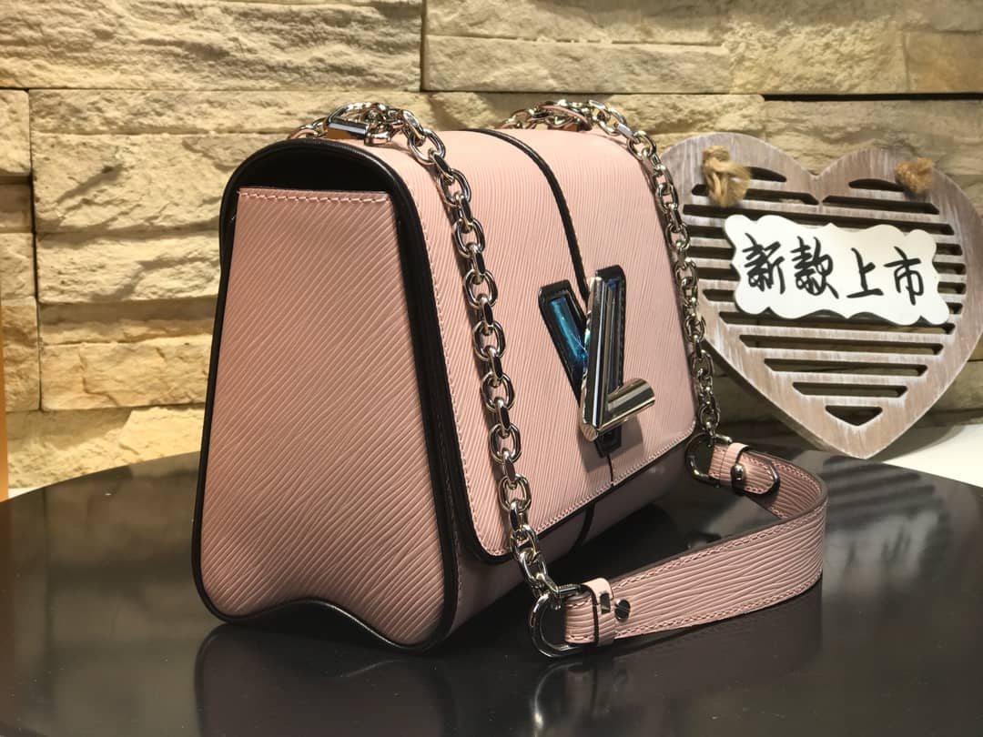 Louis Vuitton Replica Bags Twist PM Epi Leather Replicas Handbag Pink - DEEPREPS
