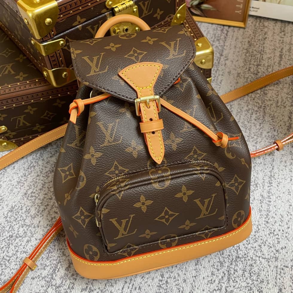 Louis Vuitton Monogram Mini Montsouris Rucksack M51137 Replica Backpack - DEEPREPS