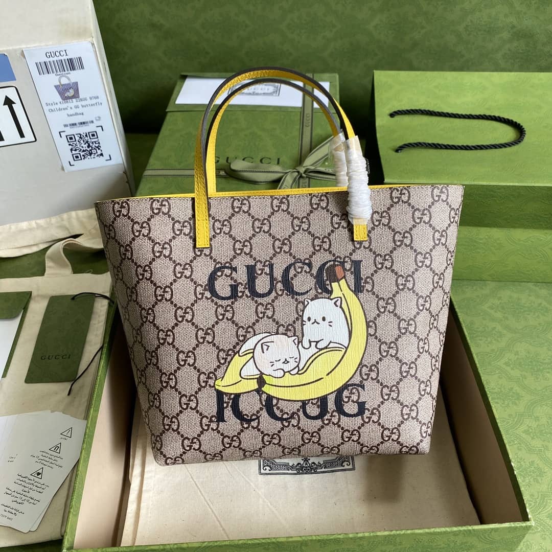 Gucci Children GG Supreme Tote Replica 410812 - DEEPREPS