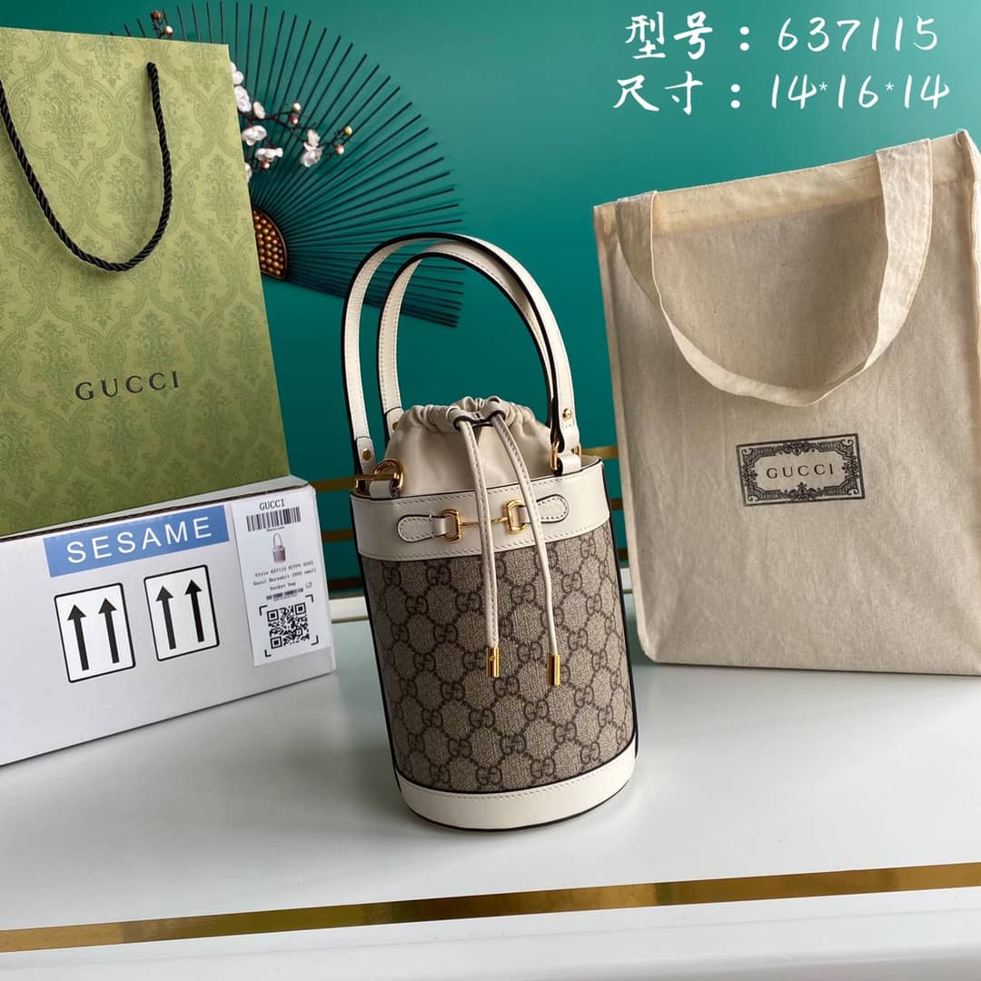 Gucci Horsebit 1955 Small Bucket Bag Replica 637115 - DEEPREPS