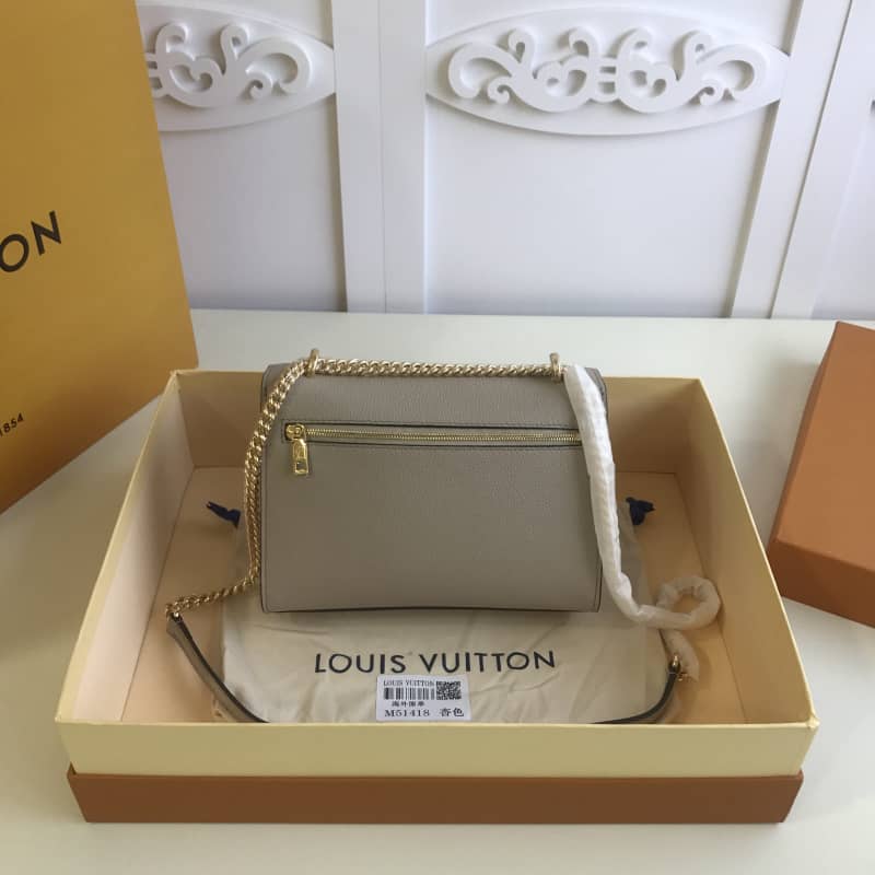 Louis Vuitton MyLockMe BB Calf Chain Replica  Shoulder Bag Apricot M51418 - DEEPREPS