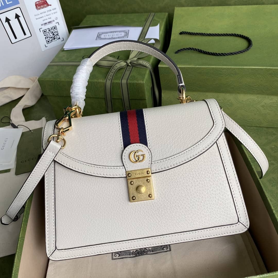 Gucci Ophidia Web Small Top Handle Bag Replica 651055 - DEEPREPS