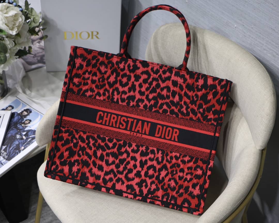 Christian Dior Tote Bag Dupe CD Book Embroidery - DEEPREPS